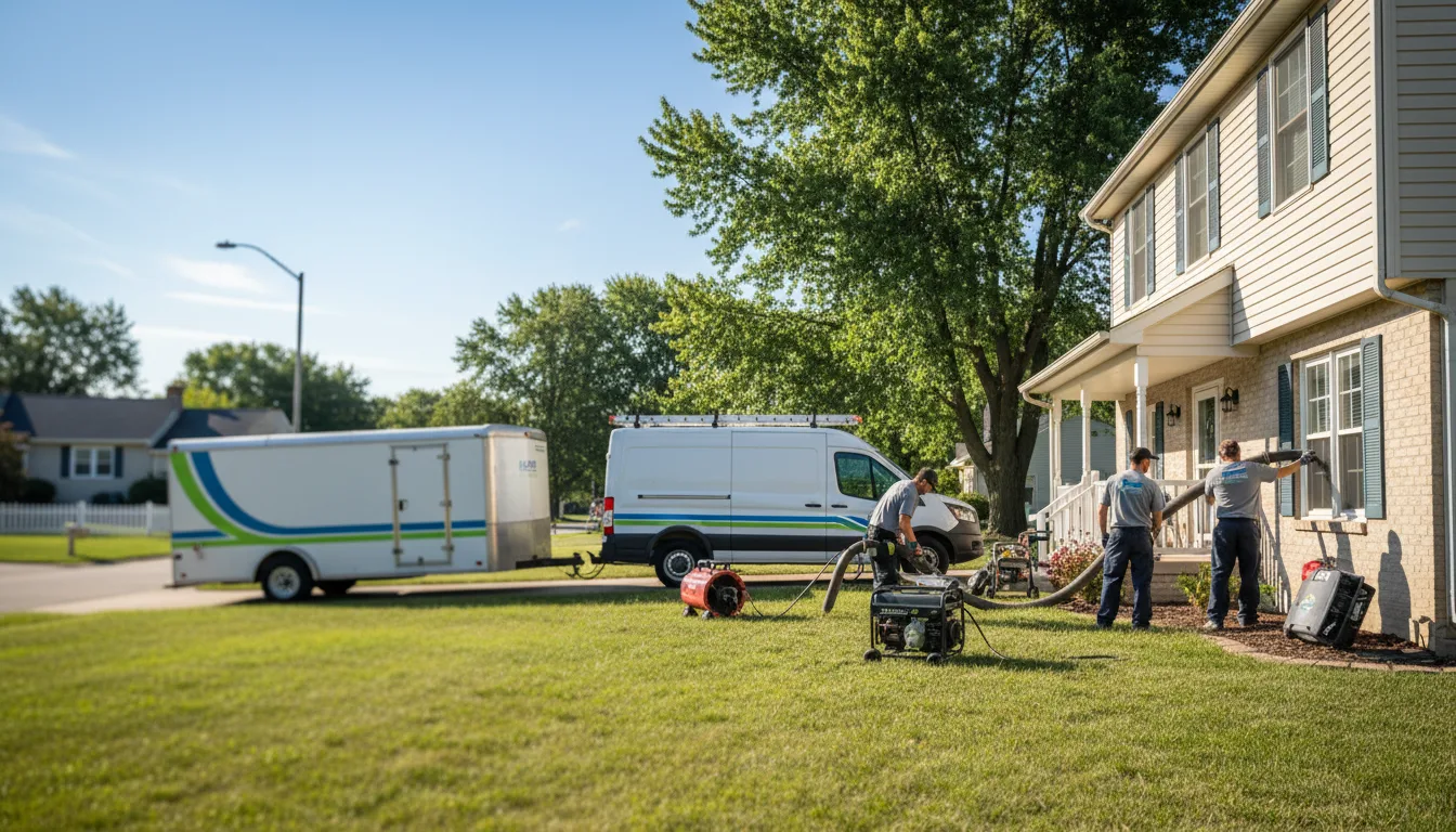 Flooded Basement Restoration And Cleanup With Repair in Rockland, WI near me